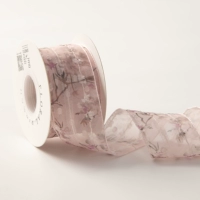 Розовая лента в форме цветка, 5.0см, французский стиль