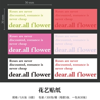 Цветочные наклейки