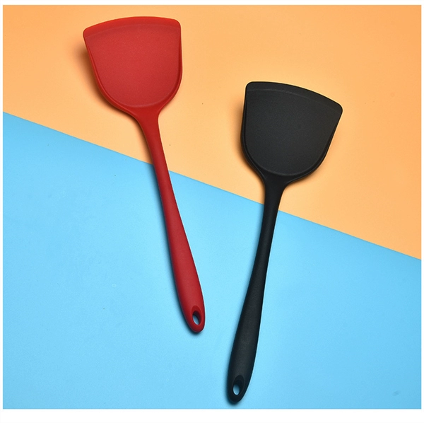 Các nhà sản xuất dụng cụ nhà bếp silicone dụng cụ nhà bếp Thìa nấu ăn silicone thìa dài tay cầm thìa nấu ăn chống dính - Phòng bếp