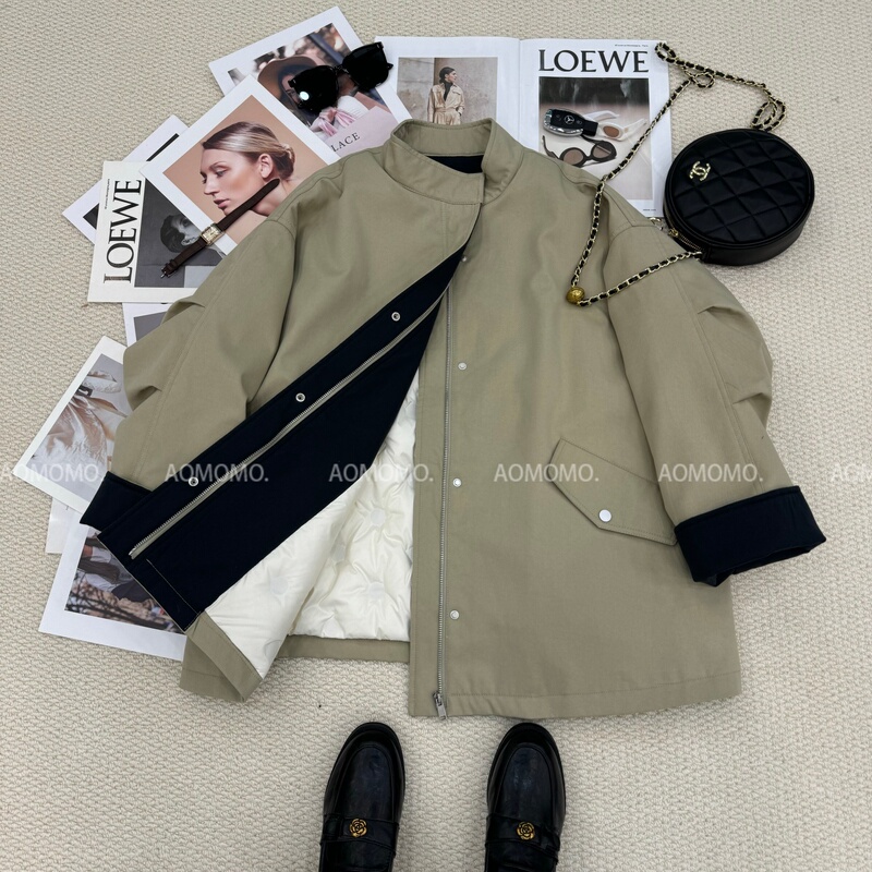 2026 Winter New Simple and Stylish Parka down Jacket Mid-Length Trench Coat Women's White Duck down Coat 2026 Winter New Simple and Stylish Parka down Jacket Mid-Length Trench Coat Women's White Duck down Coat