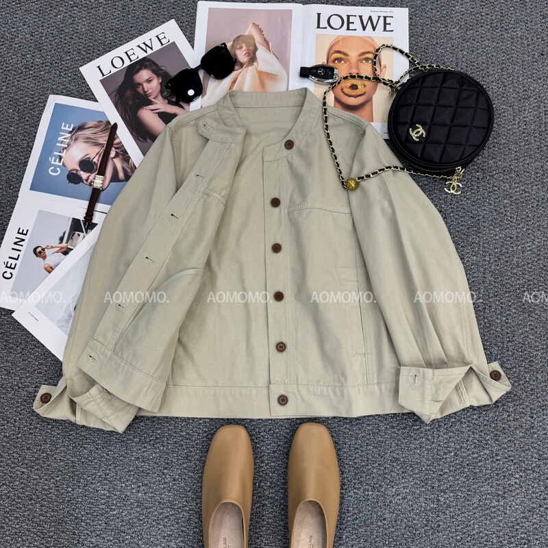 2026 Spring and Summer New Short Cardigan Jacket for Women, Loose and Versatile, Petite Jacket Top That Makes You Look Slim