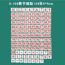 Cartoon early education number 0-9 magnetic stickers teaching aids teaching young children baby literacy cards color magnetic stickers