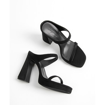 10cm thick sole waterproof platform high block heel sandals