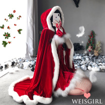 Christmas cloak Halloween Night Showcase Temptation Christmas Bar Queen Autumn Stage Showcase