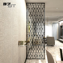 Customized tempered double-sided frosted transparent partition wall screen shoe cabinet living room porch art glass light luxury Nordic