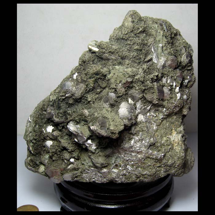 Mine Label *DS3106LB1F * Inner Mongolia toxic sand crystal cluster (15cm1 63kg) Arsenopyrite