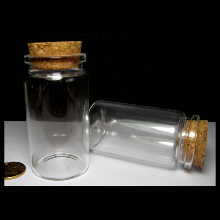 Glass bottle DZ3220*Type glass bottle*Wish bottle drift bottle*Essential oil bottle large number(7cm50ml)
