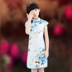 sườn xám mùa hè cô gái Tang váy cotton bông cậu bé lớn chiếc váy cô bé váy đầm trẻ em gió của Trung Quốc dành cho trẻ nhỏ 