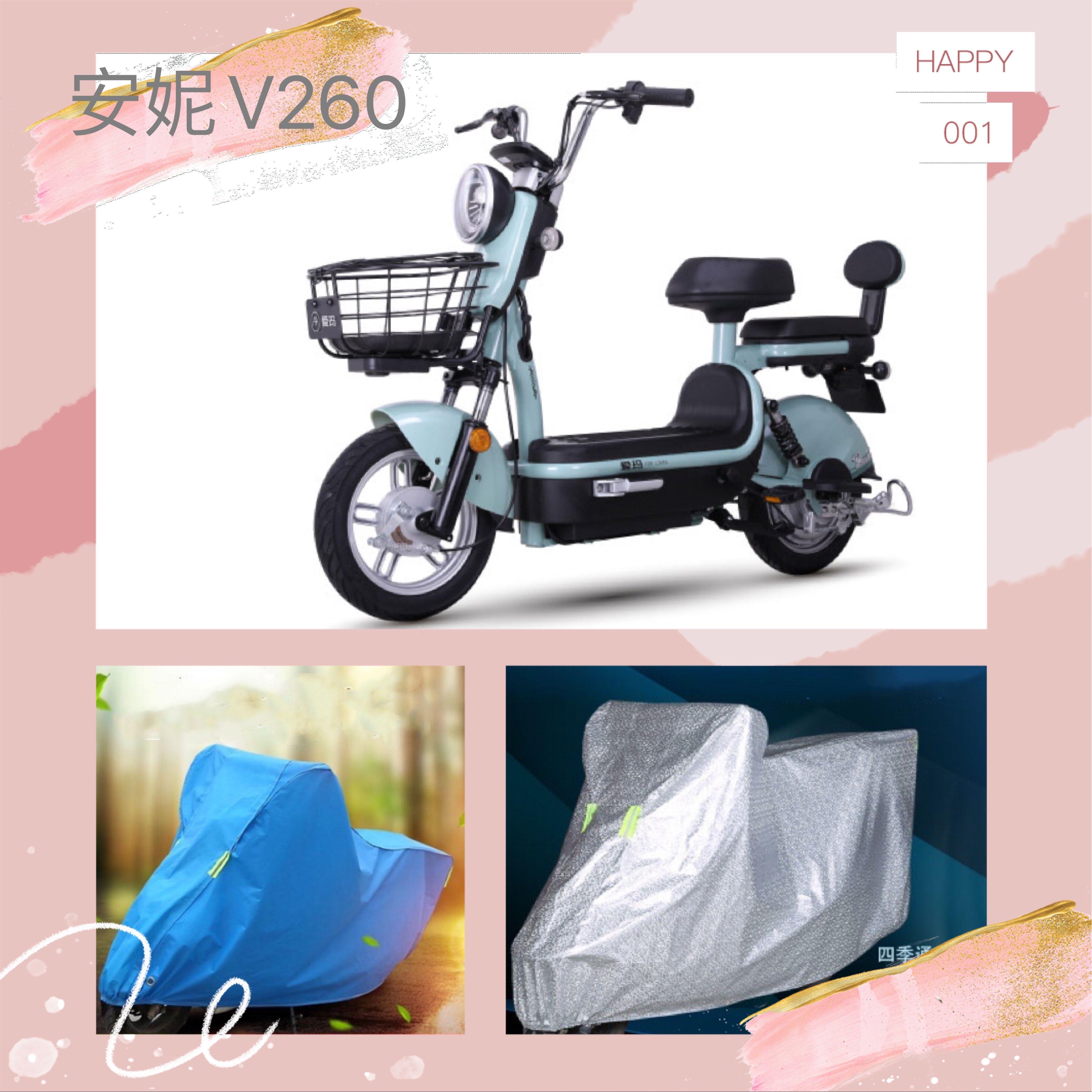 Emma Electric Car Anne V260 Little Sun - proof Rain - and - Car Cover Cover Protection Case