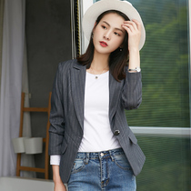 Suit suit women English style vest small suit stripes ol formal business autumn and winter professional wear women 2021 New