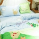 60 Địa Trung Hải bông trải giường chăn bông ba mảnh gia đình bốn phim hoạt hình giường trẻ em trai - Bộ đồ giường bốn mảnh