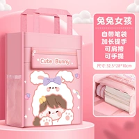 Кролик -девочка -FAN N145 -A4 бумага может быть размещена