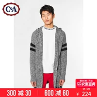 C & A Dây Kéo Dài Đan Áo Khoác Nam 2018 Sớm Mùa Xuân Mới Hỗn Hợp Màu Jacquard Áo Len CA200201664 quần áo nam