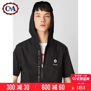 C & A World Cup Chủ Đề Trùm Đầu Zip Tops Bông Cờ Bóng Đá Ngắn Tay Áo Sơ Mi Nam CA200205320