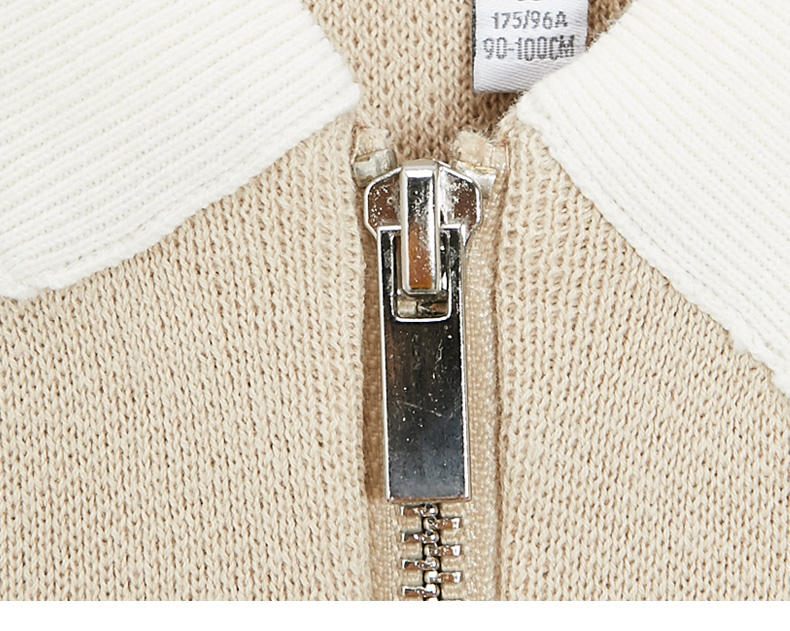 C & A nam ve áo Zip Knit Cardigan mùa thu và mùa đông bông thoải mái áo len CA200197655