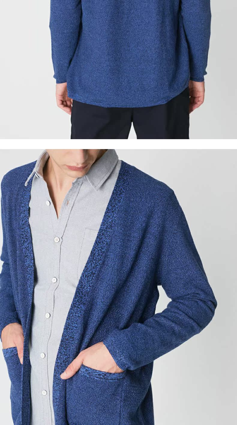 C & A áo len cotton nam 2018 thu đông mới giản dị top CA200208517 hoodie nam