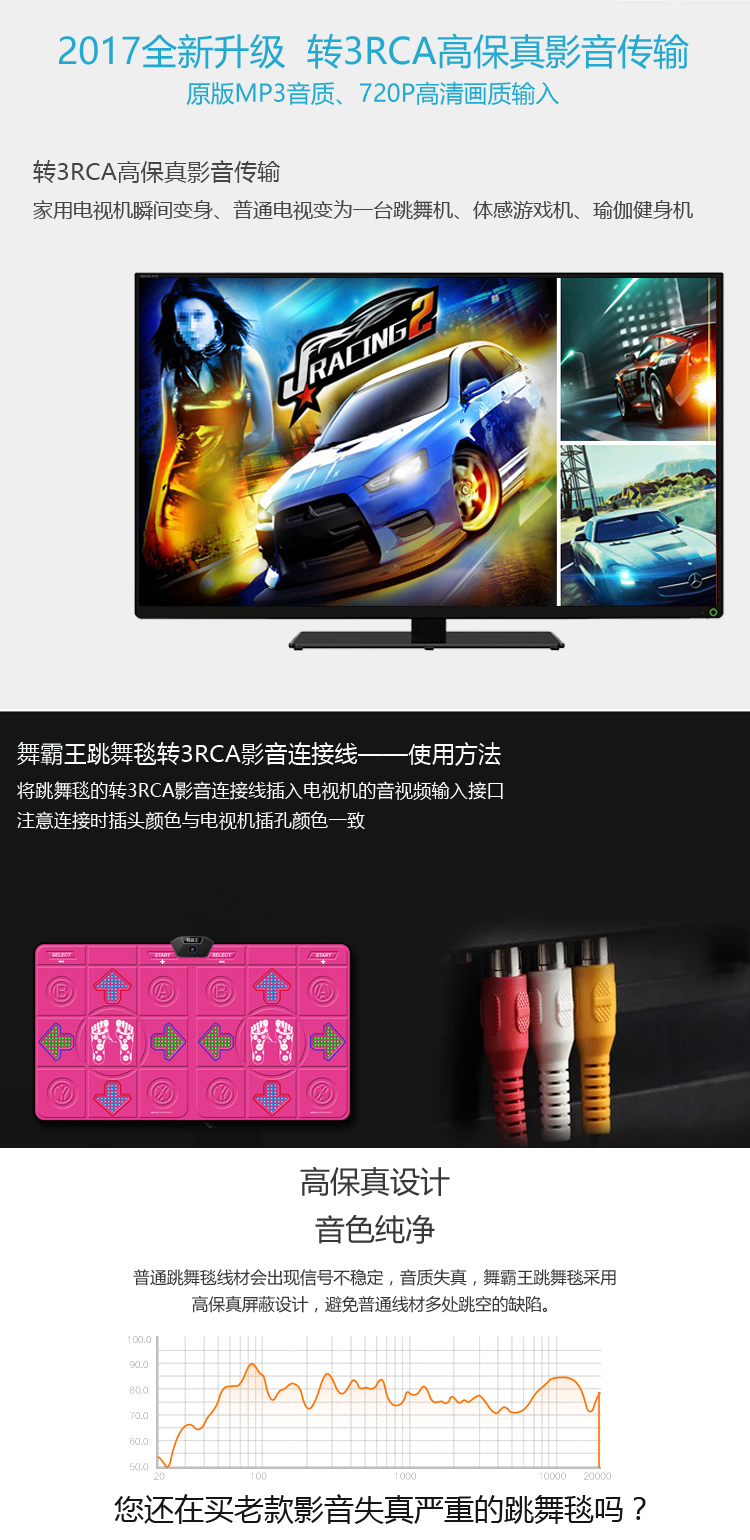 Khiêu vũ máy bay chiến đấu vua nhảy mat đôi giao diện TV máy tính dual-sử dụng máy khiêu vũ + nhà somatosensory trò chơi máy giảm cân máy thảm nhảy audition kết nối tivi