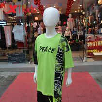 Special Step Child Clothing 2021 Summer New Boy Trend Short Sleeve Big Boy Street Dance Cool T-shirt 679325014531