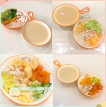 Single-beat-not-developed) small honey squirrel food basin Soft cute hamster Golden Silk Bear Honey Bag Pet Shallow-mouth Porcelain Food Basin Separating Bowl