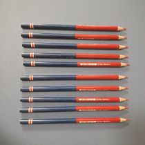 Tail single red and blue pencil double head two-color round Rod colored pencil nurse special laboratory design drawing woodworking wholesale