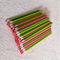 Tail goods log draw bar Leather head Triangle hexagon rod Childrens writing Primary school students writing pencil Easy to sharpen defective products