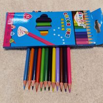 12-color triangle pole box graffiti coloring Primary School students painting colored pencil children Prize gift clearance
