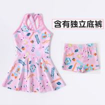 2-10 Year Old Girl Pink Cute Little Princess Conjoined Dress Swimsuit 7 Children 3 Baby 5 Girl Foreign Air Swimsuit 8