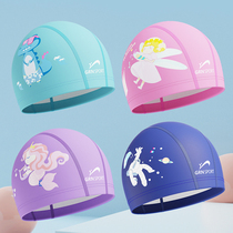 6 little girl 5 boys 4 babies 3-12 years old children swimming cap 7 CUHK Tong 8 Cartoon not Leehead cloth swimming hat 9