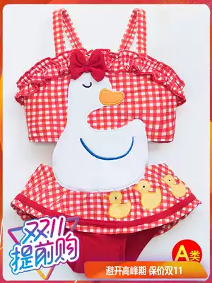 British next alice girl swimsuit 2021 new children Foreign Princess cute skirt one-piece swimsuit