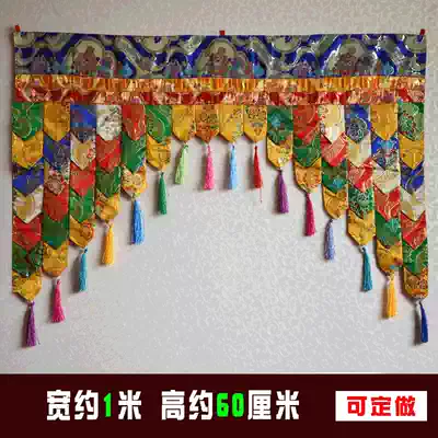 Tibetan Buddhist Buddhist Temple temple home for Buddha wall layout colorful Buddhist niche background decoration Buddha background