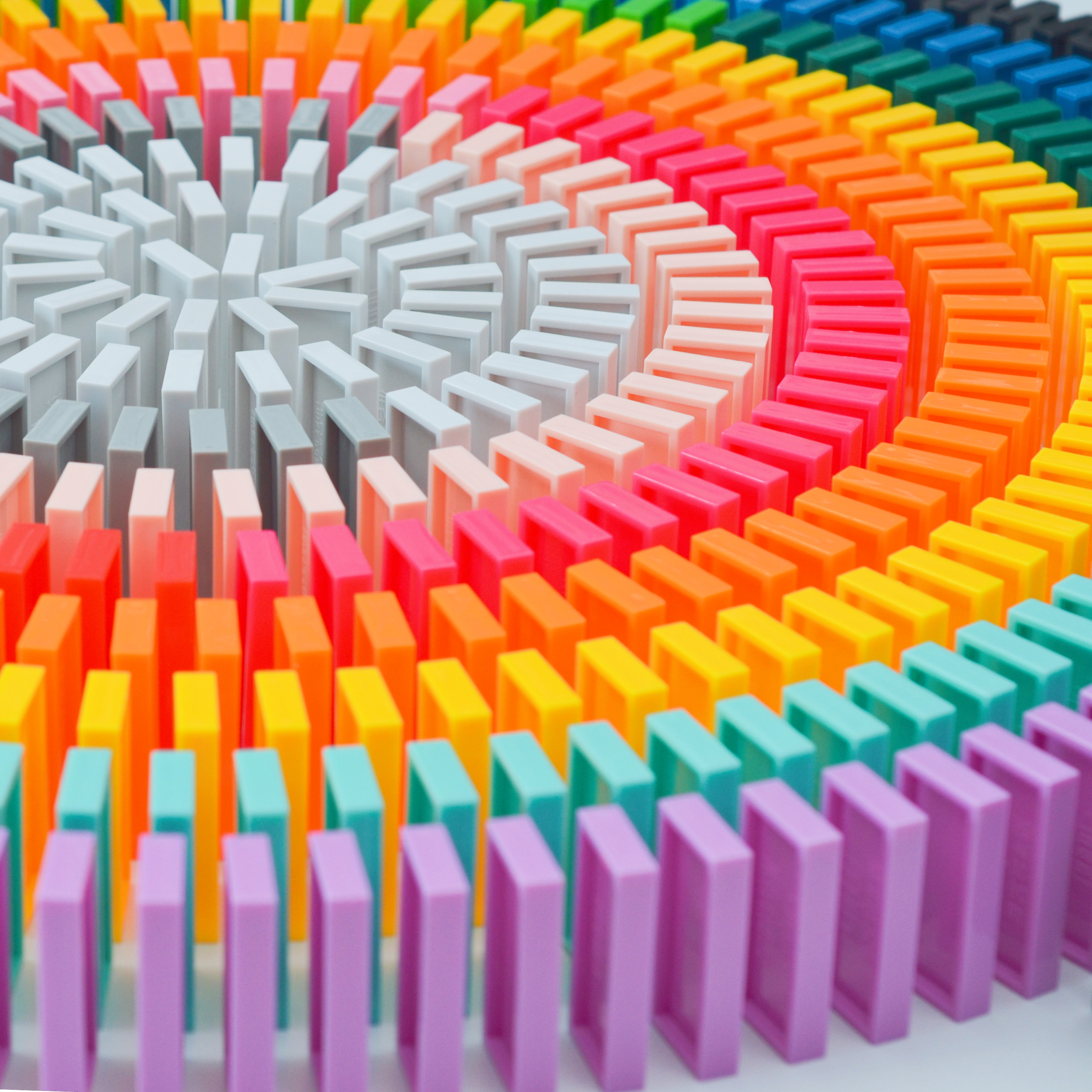 600 slices of children domino Domino Pushers Domino Puzzle construction of colorful building blocks Toys 61 Children's Day