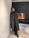 双面羊绒大衣女2025秋冬新款灰色高端羊毛呢外套