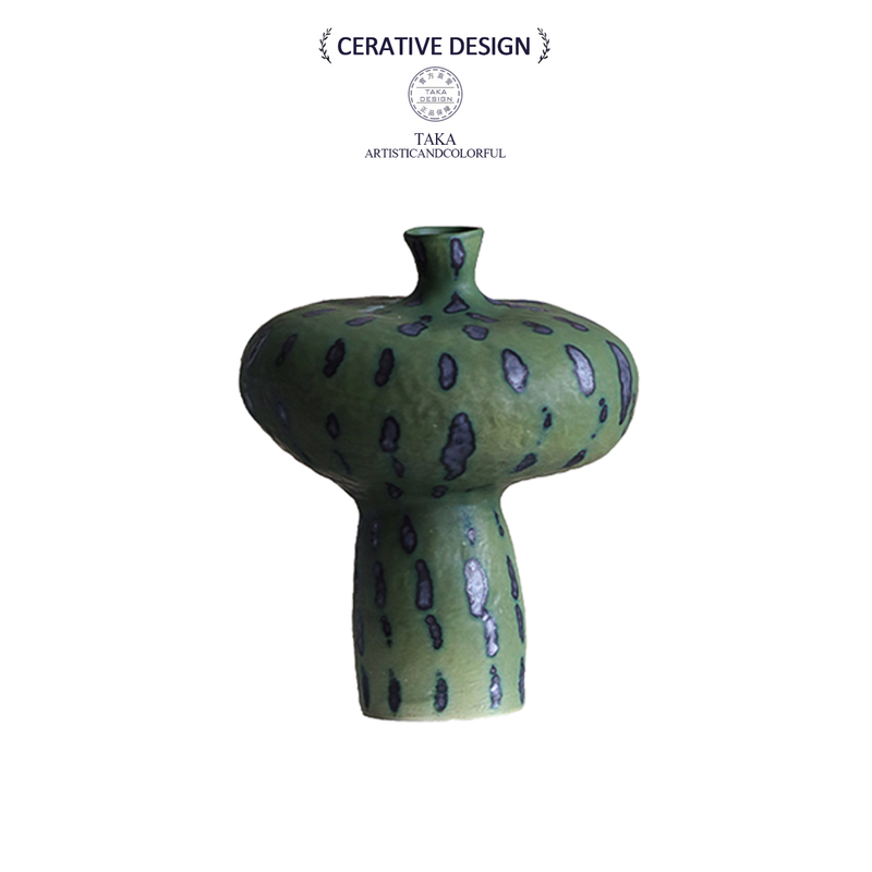 Dadan Ceramics Genuine Designer Cerative Ceramic Vase Art Ornament Living Room Decoration Chinese Retro Style