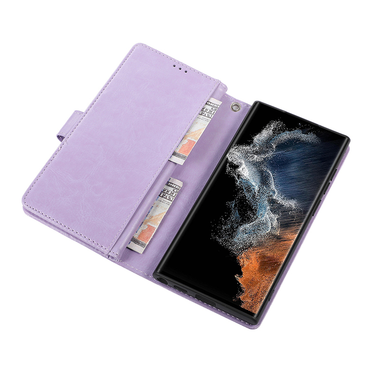 Shiny Glitter Bling Girls Wallets Folio Flip Magnetic Synthetic Leather Card Holder Folding Stand S23, S23 Plus, S23 Ultra