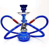 Двойной маму -синий акриловый цвет замечания