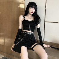 Jazz style women's jazz sweet spicy bar juple jumping jumping suit cool girl hot girl wears handsome summer