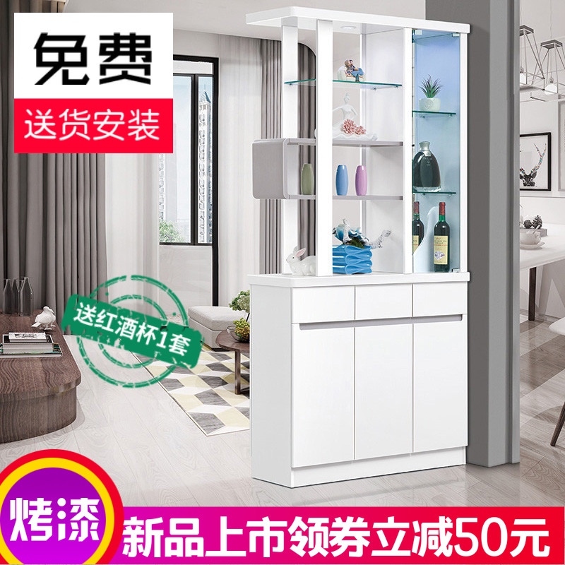 Minimalist Living room Xuan Guan Cabinet Partition Cabinet Light Lavish Style Dining Room Wine Cabinet Door Hall Cabinet cabinet Nordic Screen Shoe cabinet