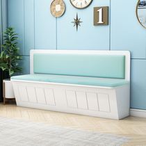 Card tablehousehousesofa bench small household solid wood custom restaurant living room corner of wall seat storage sofa