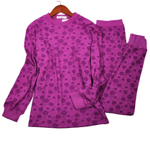  Plus fat plus middle-aged and elderly womens cotton autumn clothes autumn pants mothers line pants shirt pants thin cotton suit