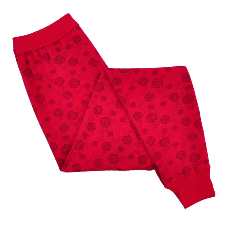 Quần cotton nữ cao eo ấm quần dài một lớp lỏng lẻo cỡ lớn quần dài quần đơn mảnh cotton mặc ấm áp đáy - Quần nóng lên quần tất nữ lót lông