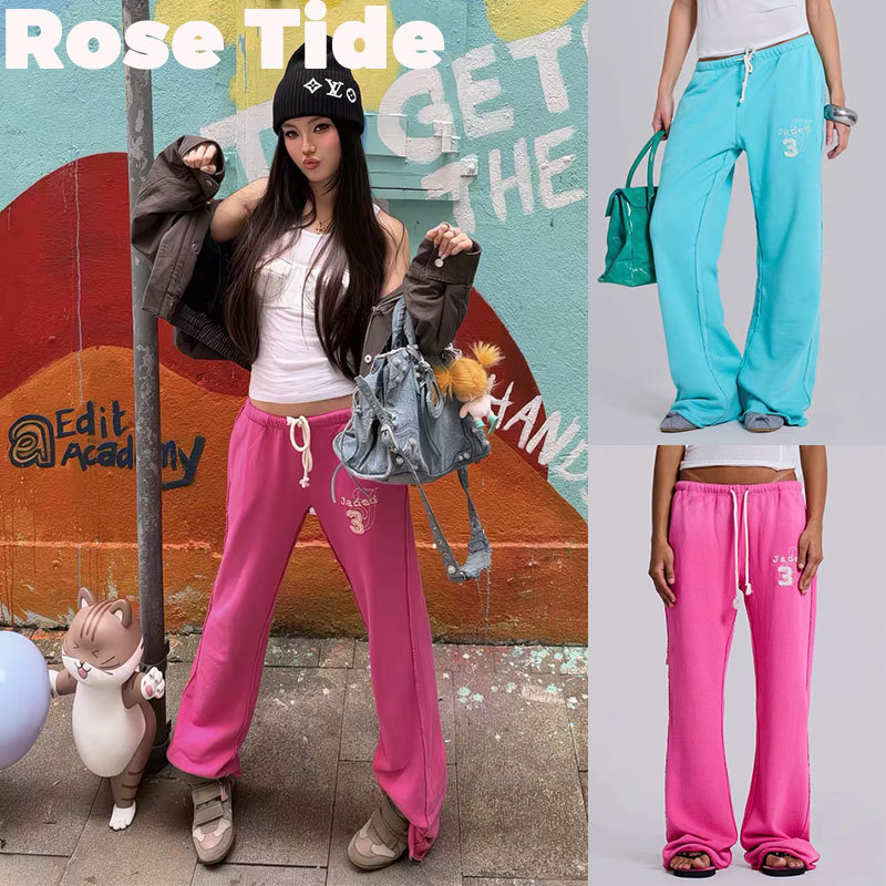 Rose Tide Boutique Jaded London Casual Pants with the Same Style as the Fresh Meat Brand, Straight-Leg Sweatpants, Long Pants Rose Tide Boutique Jaded London Casual Pants with the Same Style as the Fresh Meat Brand, Straight-Leg Sweatpants, Long Pants