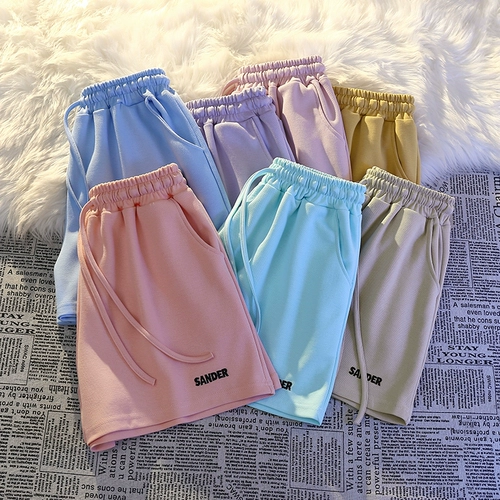 Летние шорты для отдыха, комфортные штаны, свободный крой, для бега