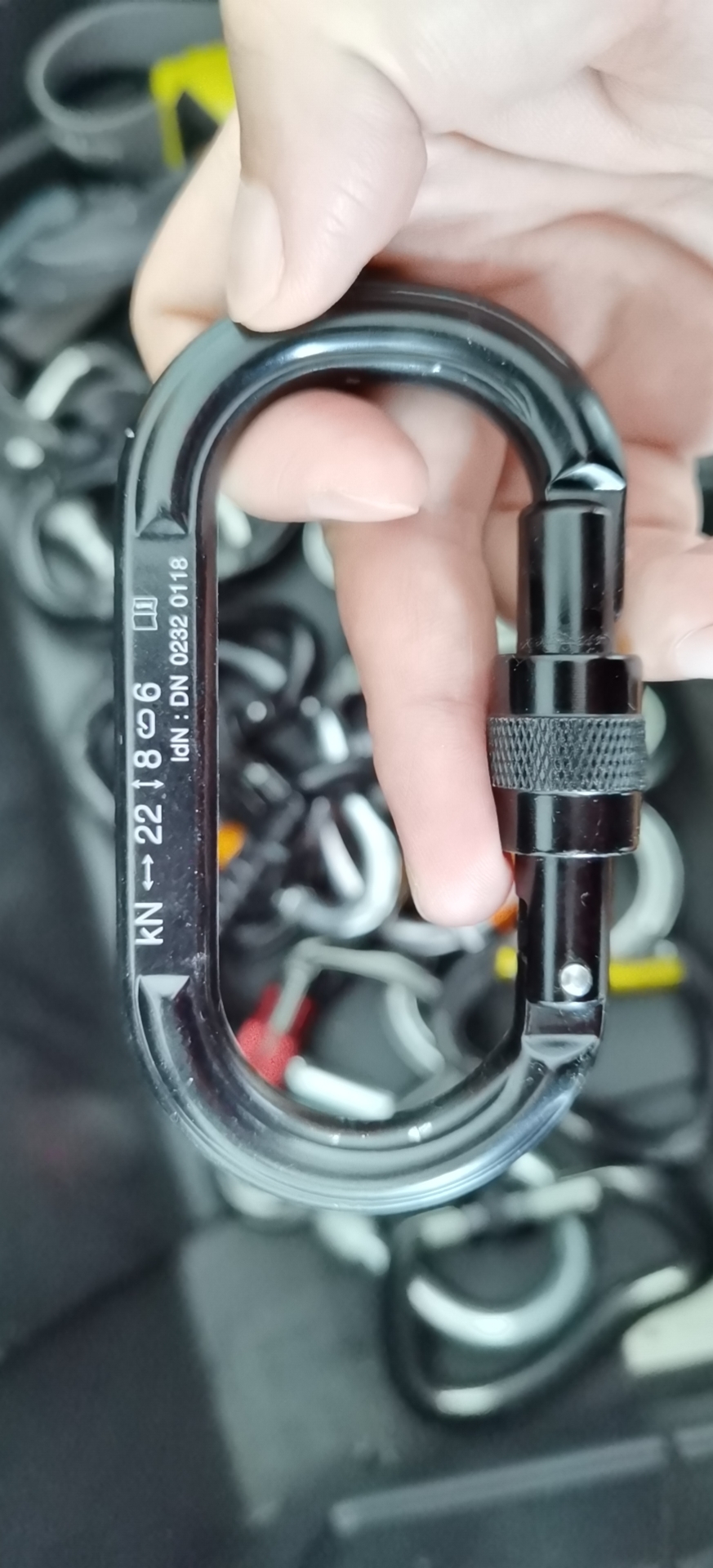 French imported BEAL O type lock secure hook climbing safety lock automatic lock lock