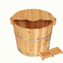 Special price high 30CM unilateral fir foot bath wooden bucket Foot wash basin Foot bath bucket Foot bath bucket health wooden bucket