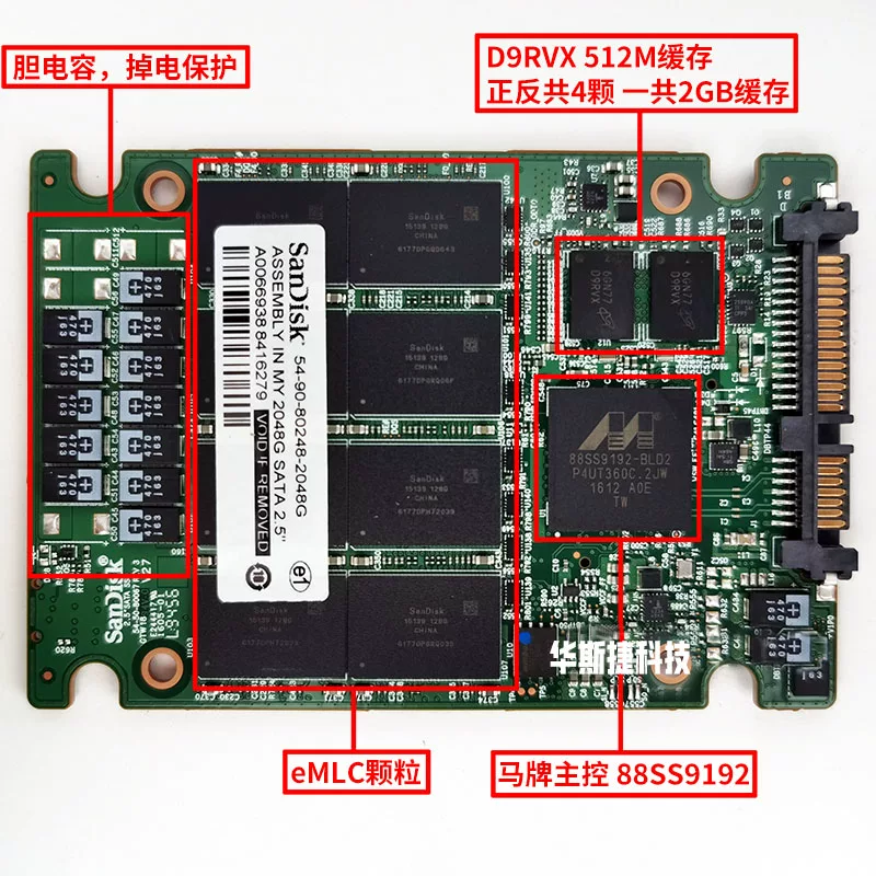 Флэш-накопитель Cloud Disk ECO 1.92T 2.5 SATA3 MLC SSD настольного уровня твердотельный диск 2T