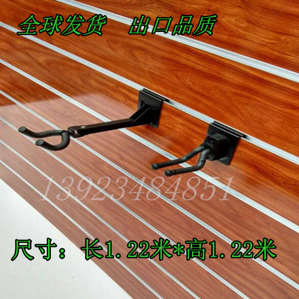 Dongguan groove board groove strip mobile phone accessories hanging board piano line musical instrument guitar groove board Shenzhen Guangzhou groove board showcase