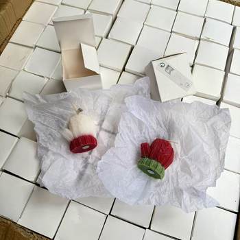 Reserved money! beautiful and practical! wool knitted glove-shaped christmas decorative scented candle ornaments