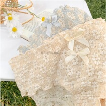 Japanese JULIPET lace underwear female Japanese girl cotton crotch breathable waist briefs sexy soft