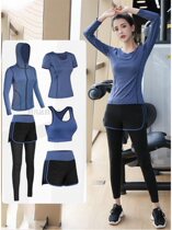 Japan Sports Suit Women Spring Autumn Style Gym Gym Yoga Clothes Beginners Professional Morning Running Clothes Summer Tennis Red Speed Dry