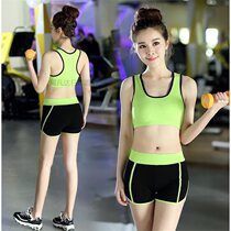 Japanese yoga suit womens summer slim fit sports running speed dry vest shorts fitness room professional sexy season